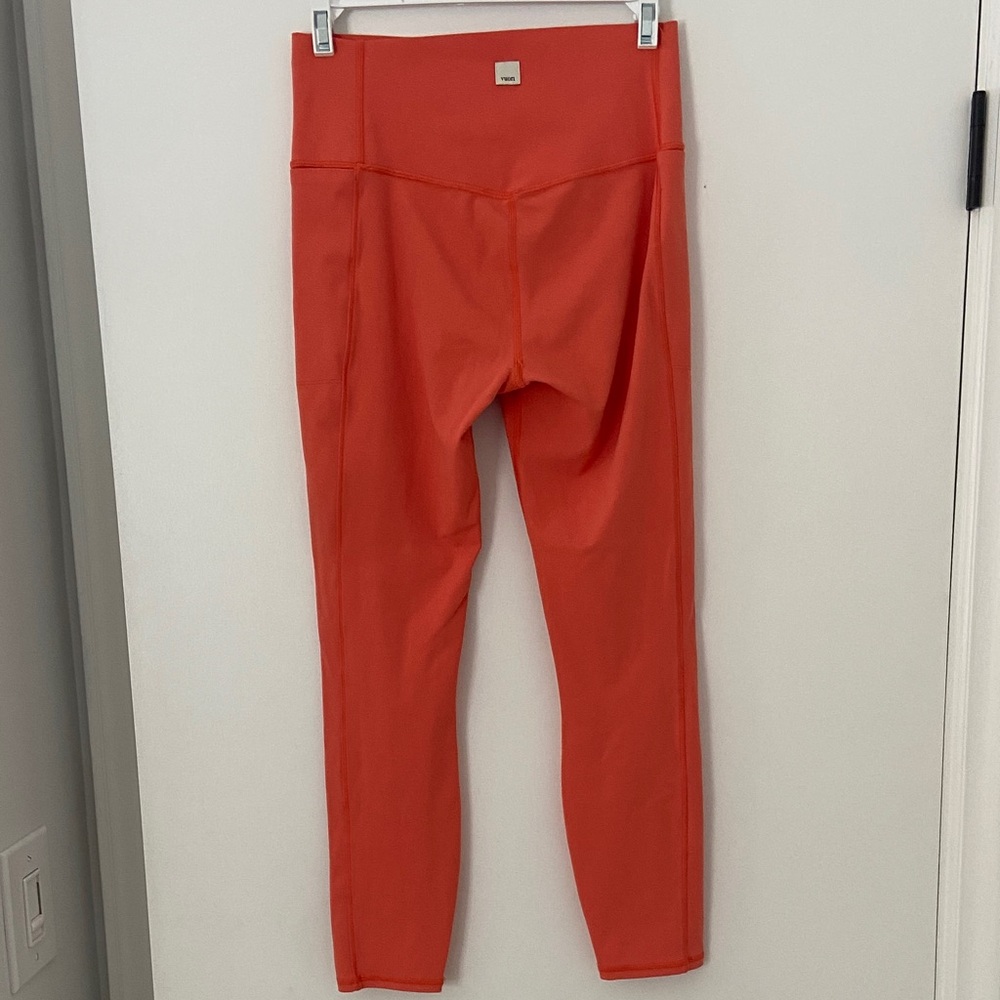 NOT FOR SALE vuori Studio Pocket Legging Grapefruit - Picture 11 of 16